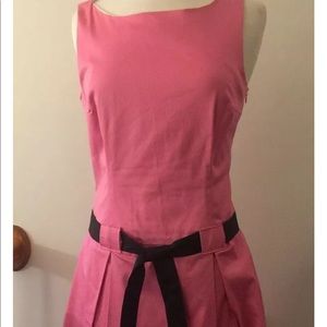 Melly M Dress Sz 10 Inverted Pleats Dropped Waist